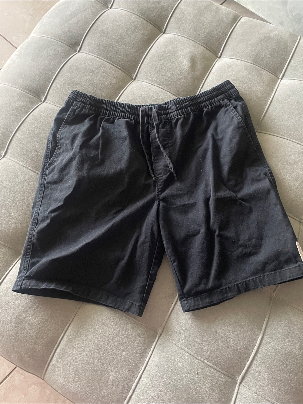 Hurley Men's Black Elastic Waist Shorts